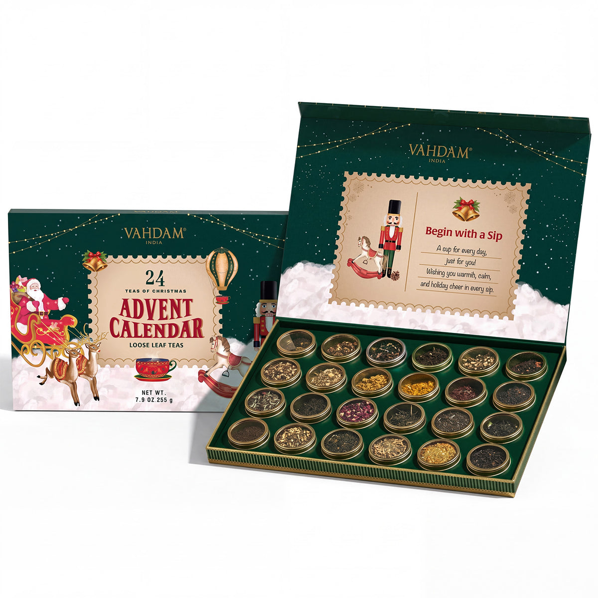 Advent Calendar Gift Set, 24 Teas