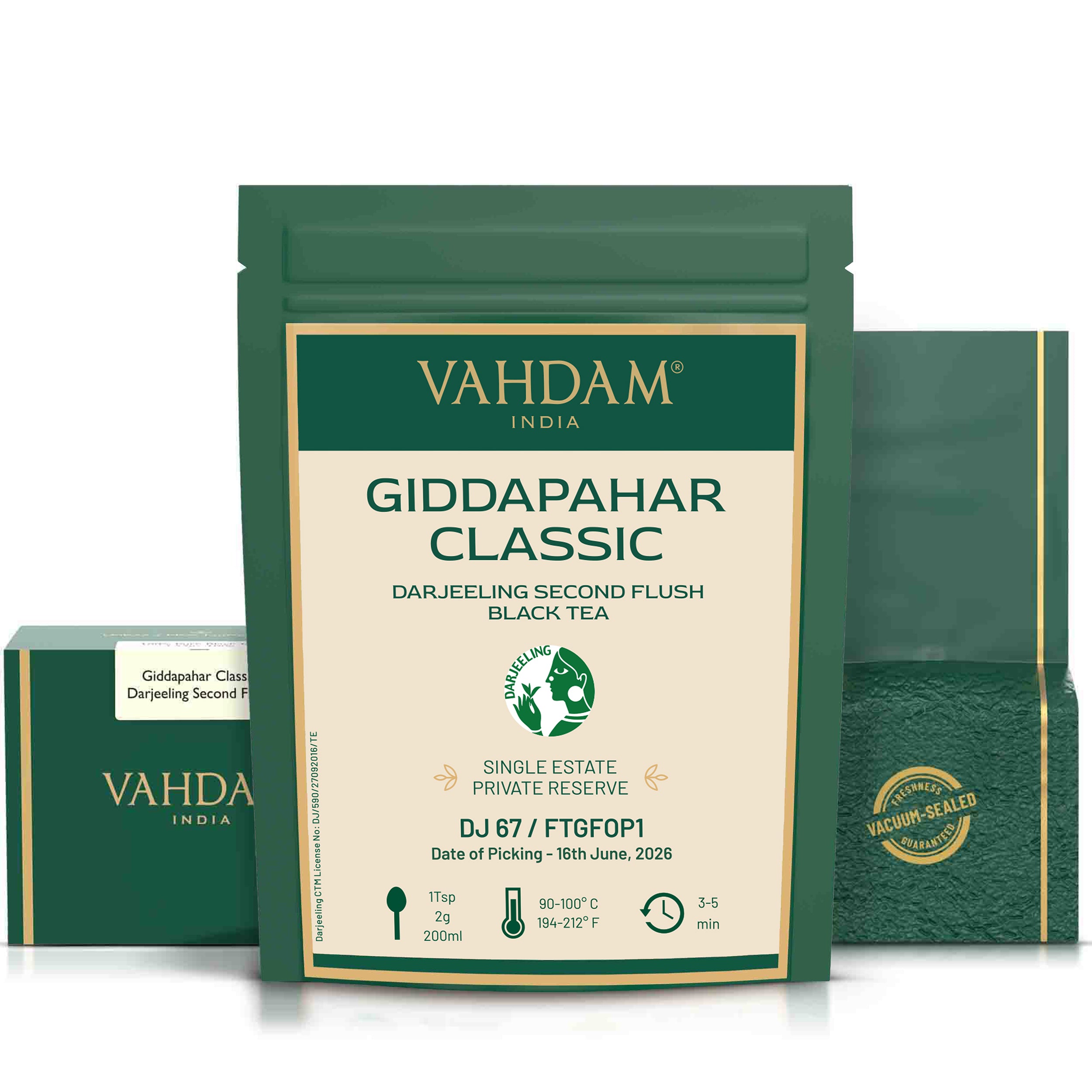 2026 Giddapahar Classic Darjeeling Second Flush Black Tea DJ 67