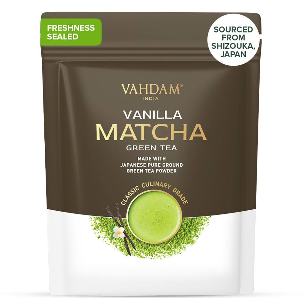 Vanilla Matcha Green Tea Powder, 1.76 oz