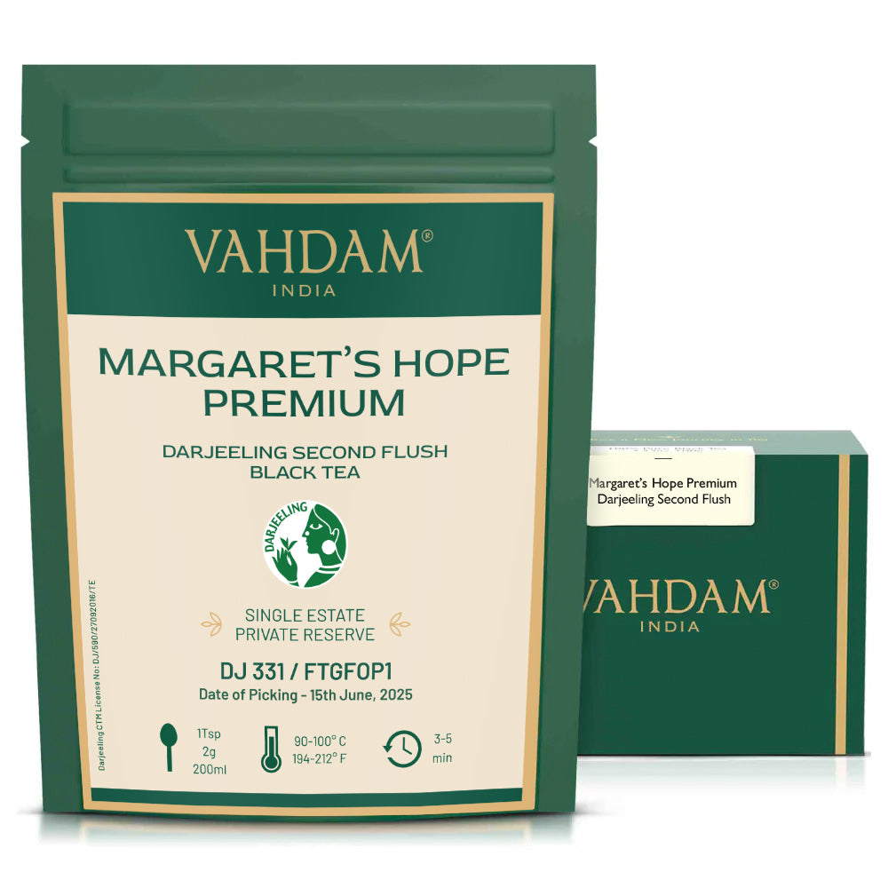 2025 Margaret's Hope Premium Darjeeling Second Flush Black Tea DJ 331 (Pack of 4)