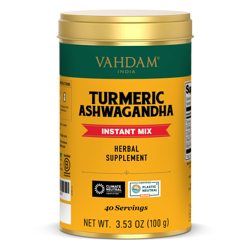 Turmeric Ashwagandha Instant Mix, 3.53 oz