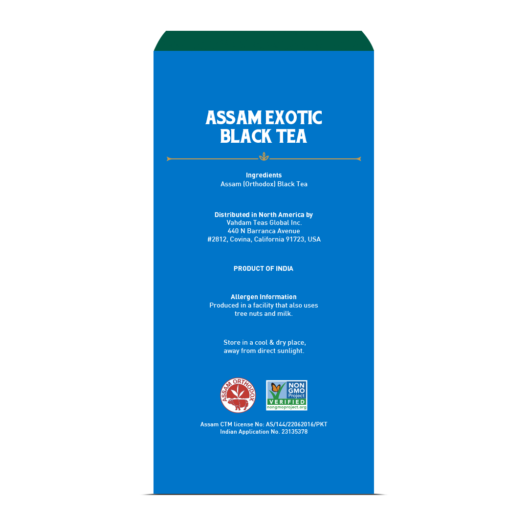 Assam Exotic Black Tea, 100 Count