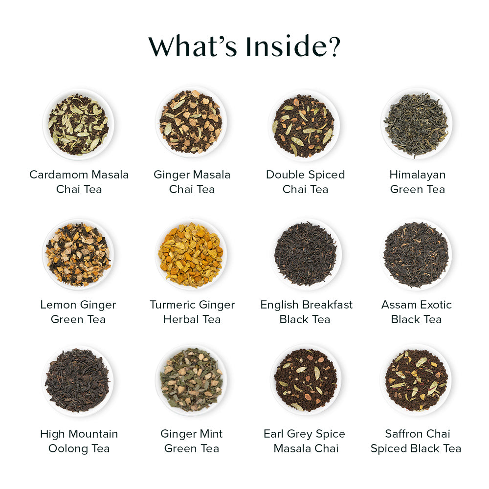 Bloom, Tea Gift Set, 12 Teas