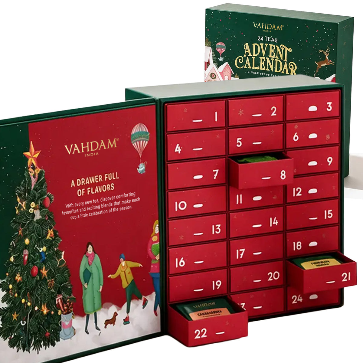Advent Calendar Gift Set | 120 Tea Bags