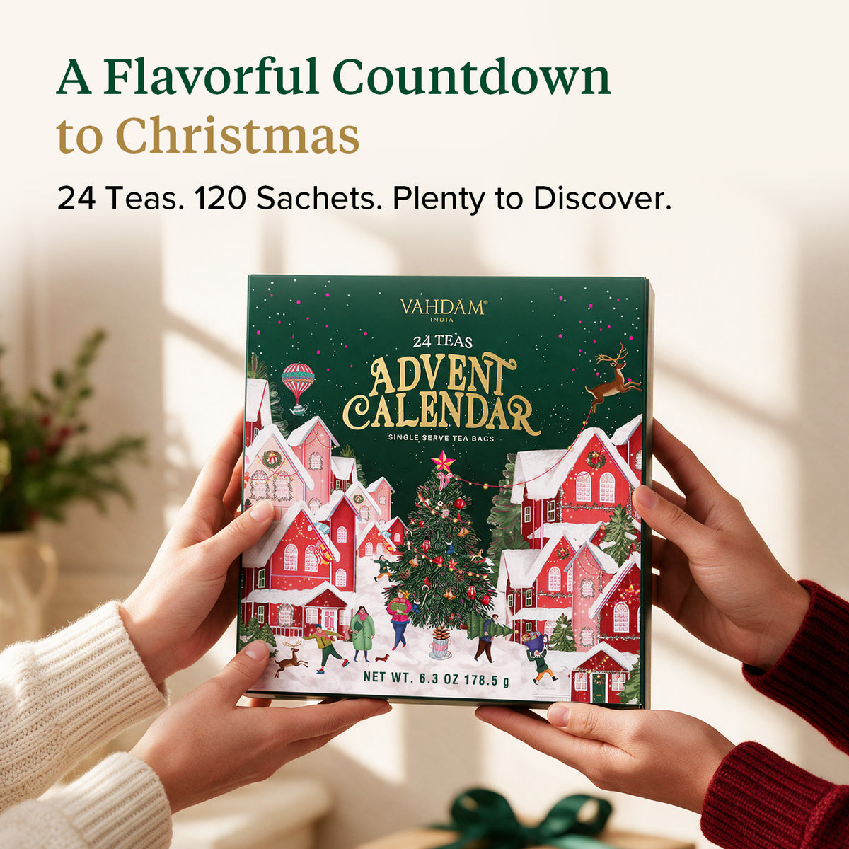 Advent Calendar Gift Set | 120 Tea Bags
