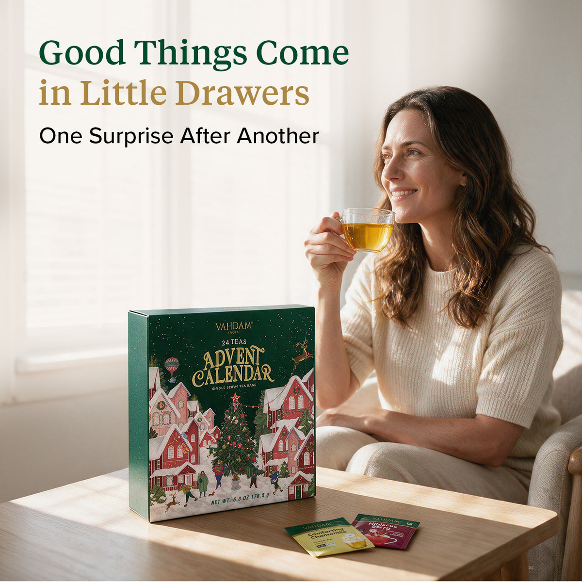 Advent Calendar Gift Set | 120 Tea Bags