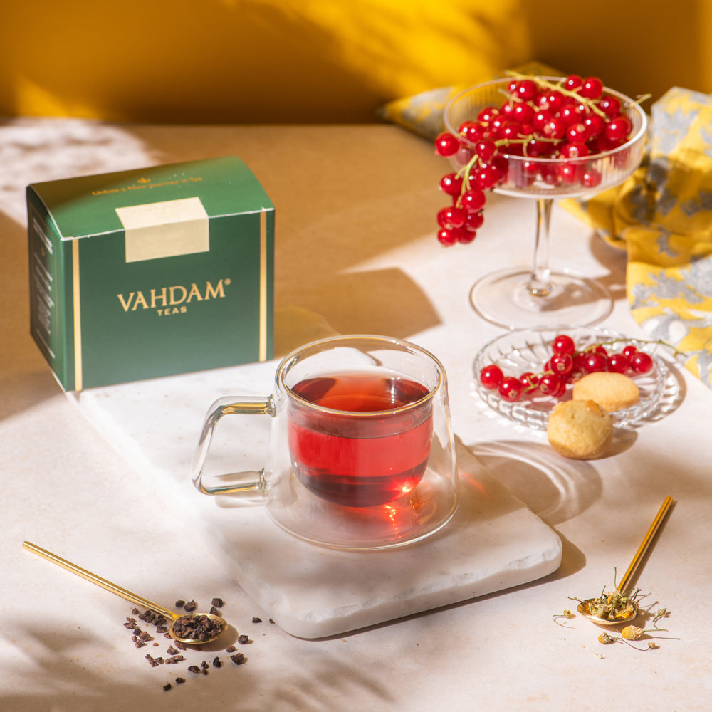 Shimmer - Borosilicate Glass Double Walled Teacups (Pack of 2), Image 2