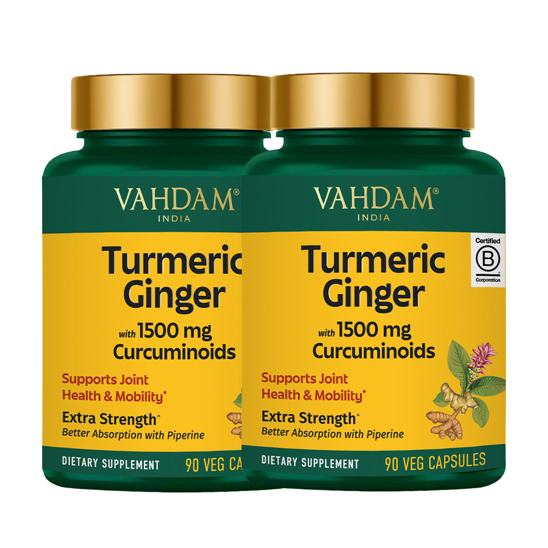 Turmeric Ginger with 1500mg Curcuminoids