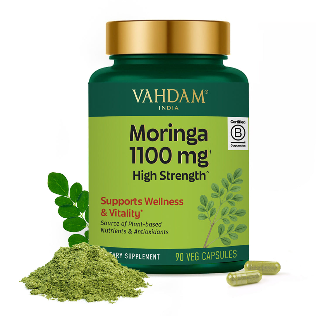 Moringa 1100mg High Strength Capsules –  VAHDAM®