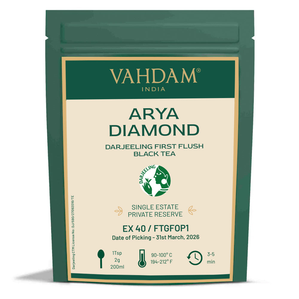 2026 Arya Diamond Darjeeling First Flush Black Tea DJ FF BT/ 50g