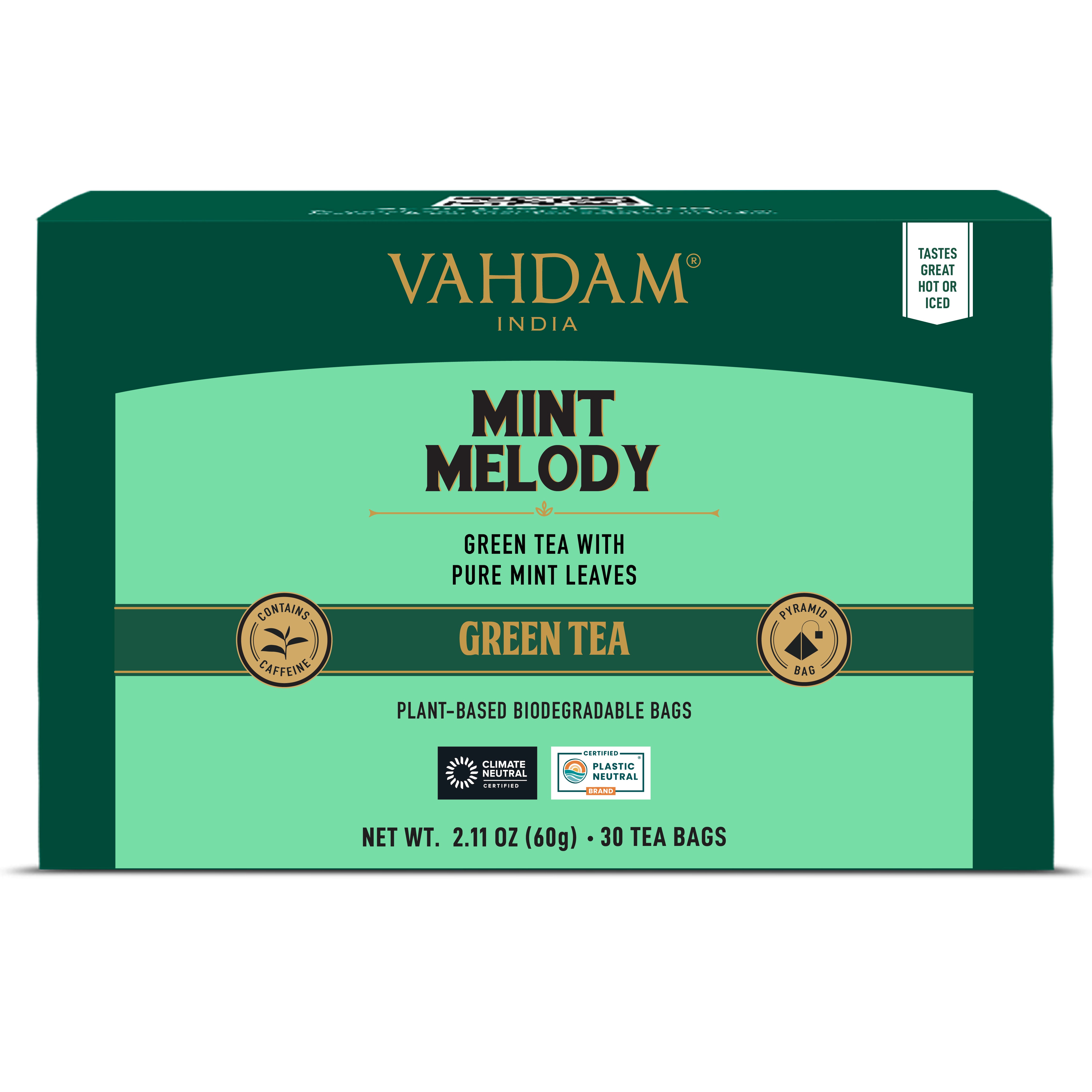 Mint Melody Green Tea, 30 Count