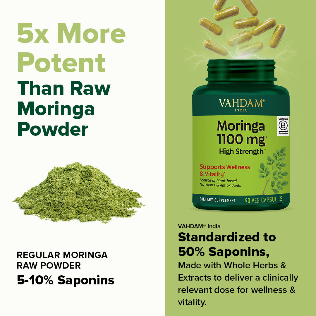 Moringa 1100 mg High Strength Capsules
