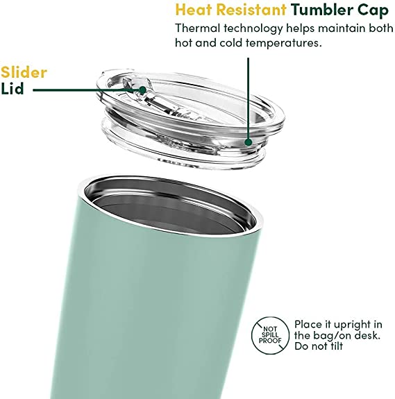 Cruiser Tumbler Insulated (Mint Green) - VAHDAM® USA