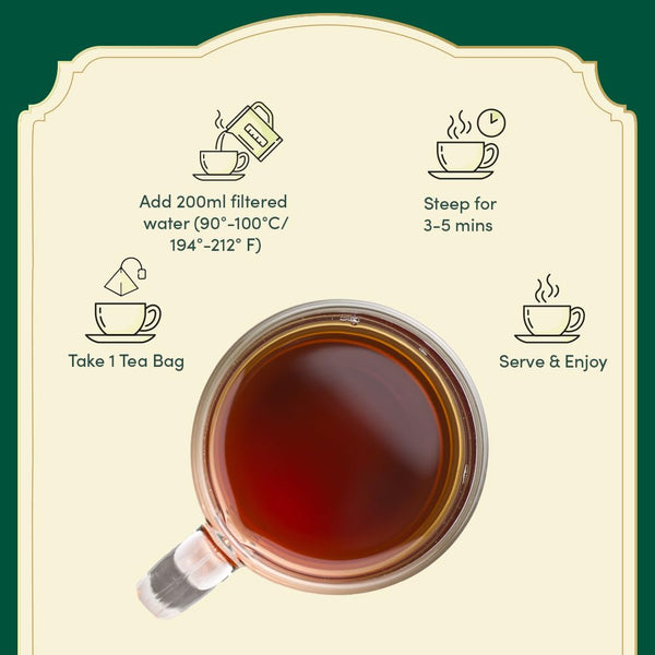 Assorted Tea Bags Sampler, (50 Pyramid Tea Bags) 25 Flavors VAHDAM® USA