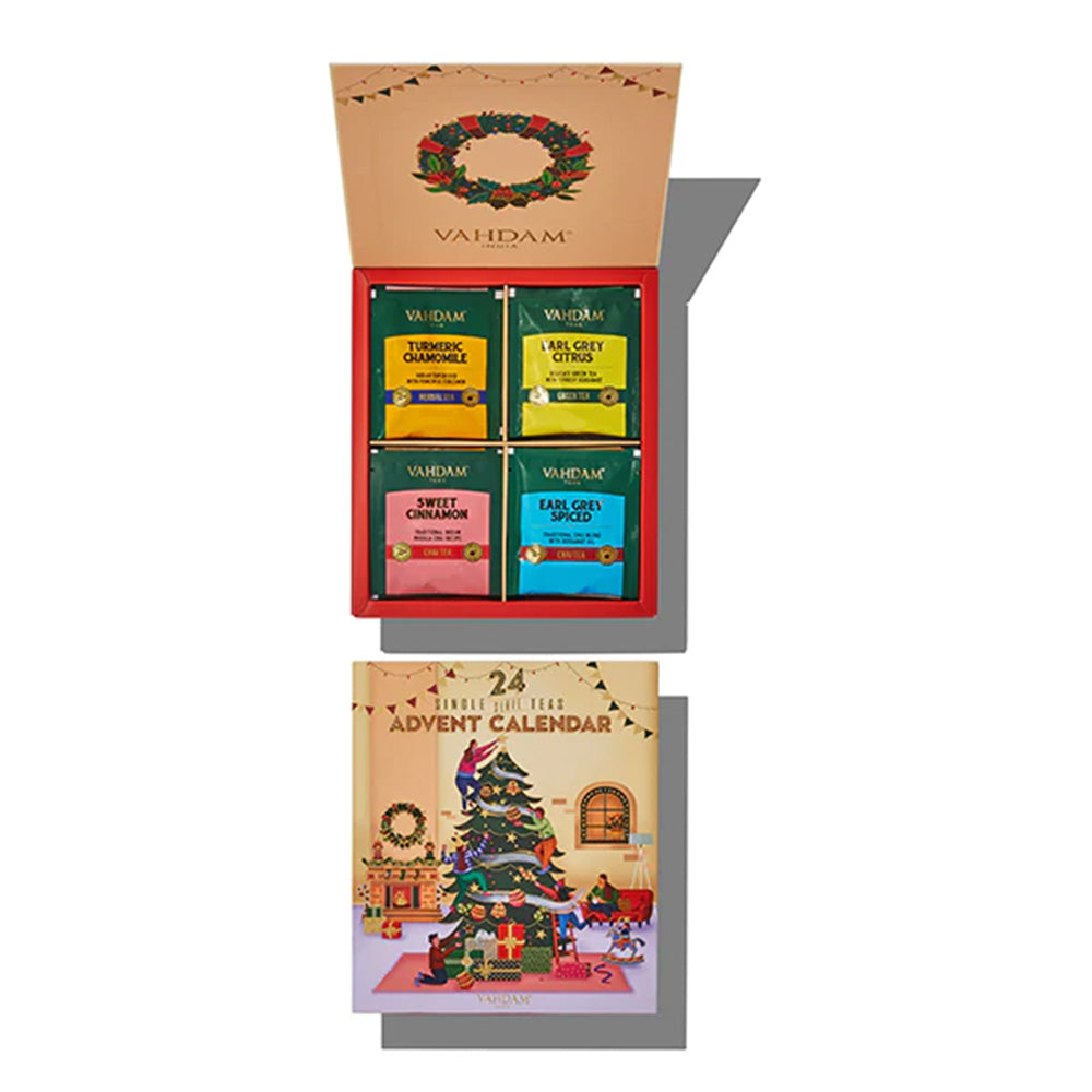 SH 11/6 Vahdam 24 Teas Christmas Advent Calendar 