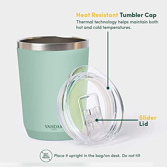 Cruiser Tumbler Insulated (Mint Green) - VAHDAM® USA