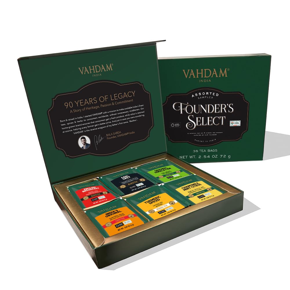 Founder's Select Gift Set, 36 Teas