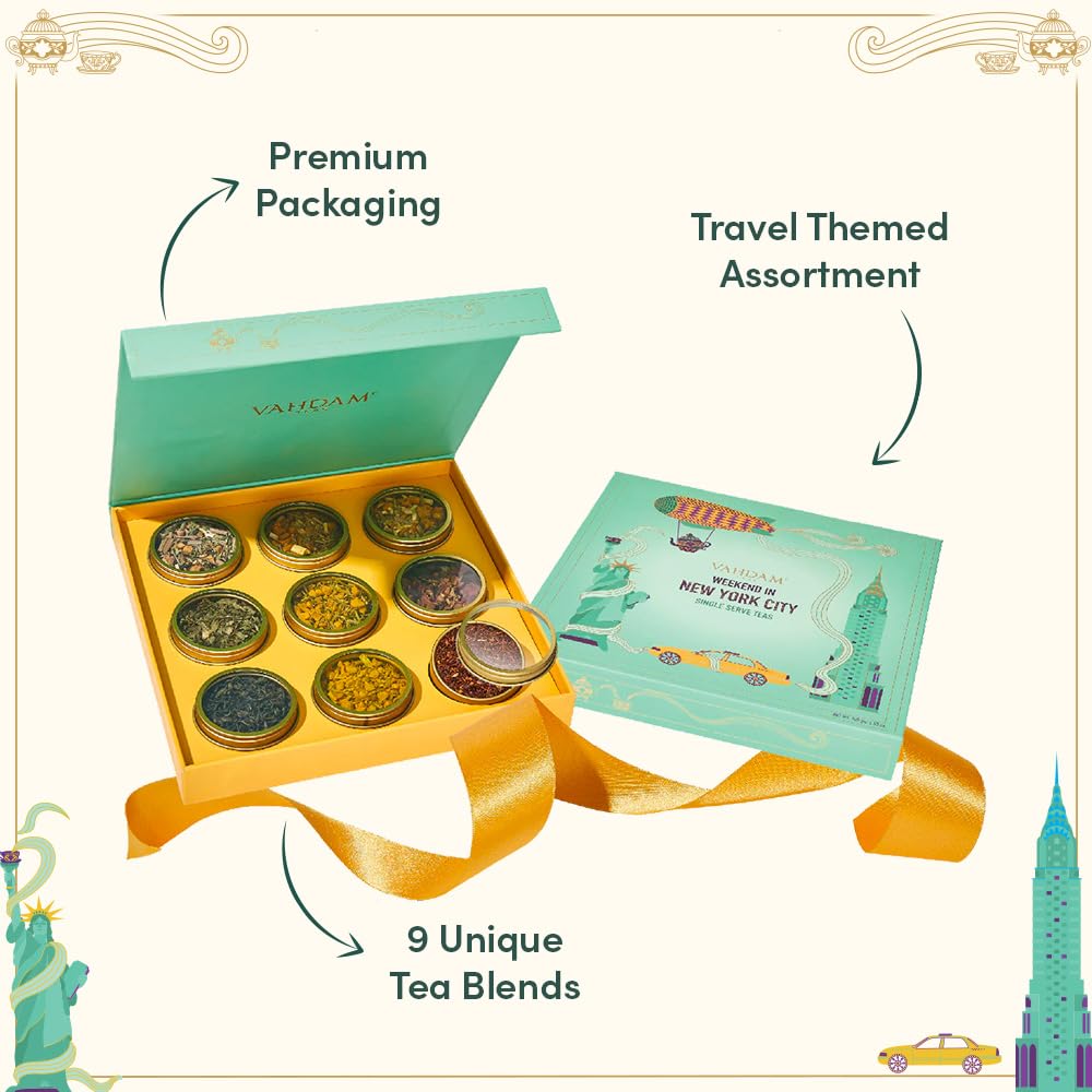 Weekend in New York, Gift Set, 9 Teas