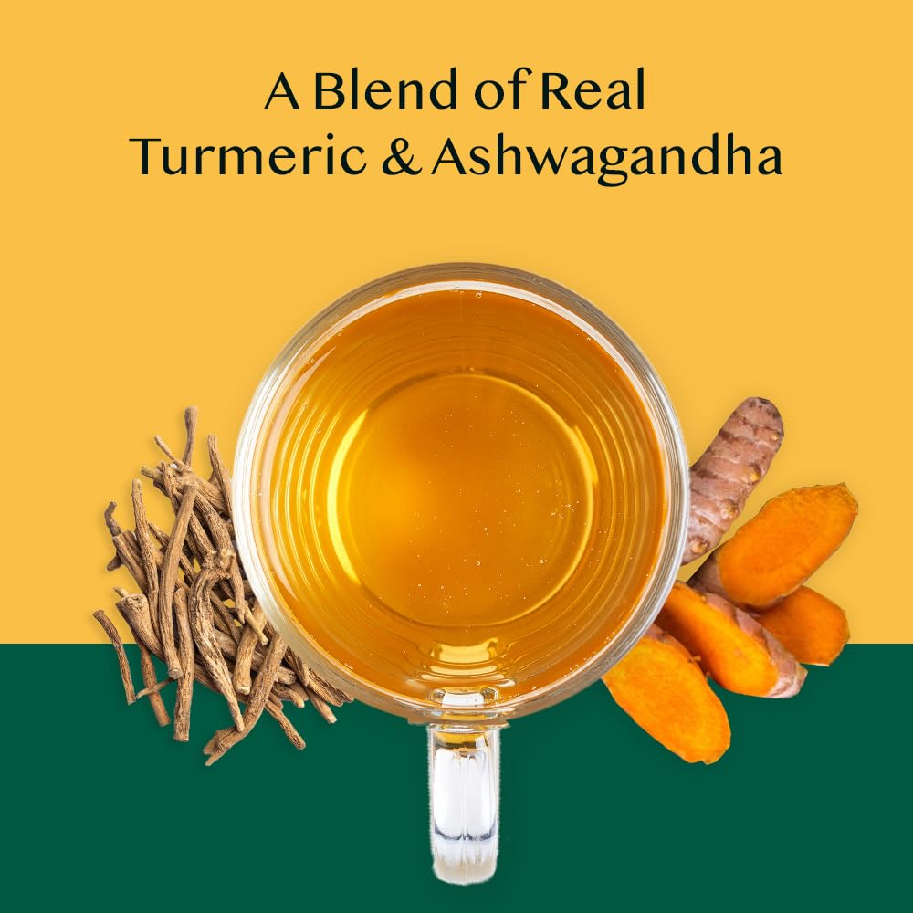 Turmeric Ashwagandha Herbal Tea, 18 Count