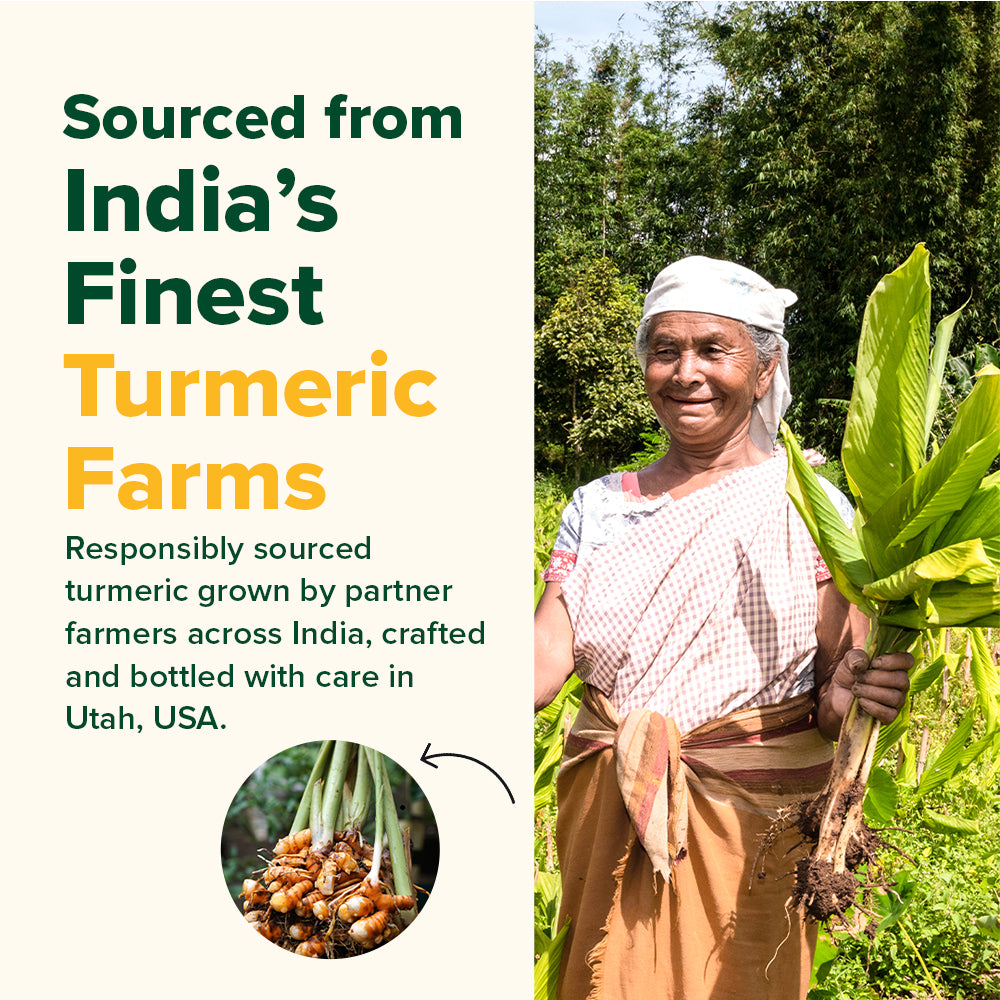 Turmeric Ginger 1500mg Curcumin Capsules with Black Pepper – VAHDAM®