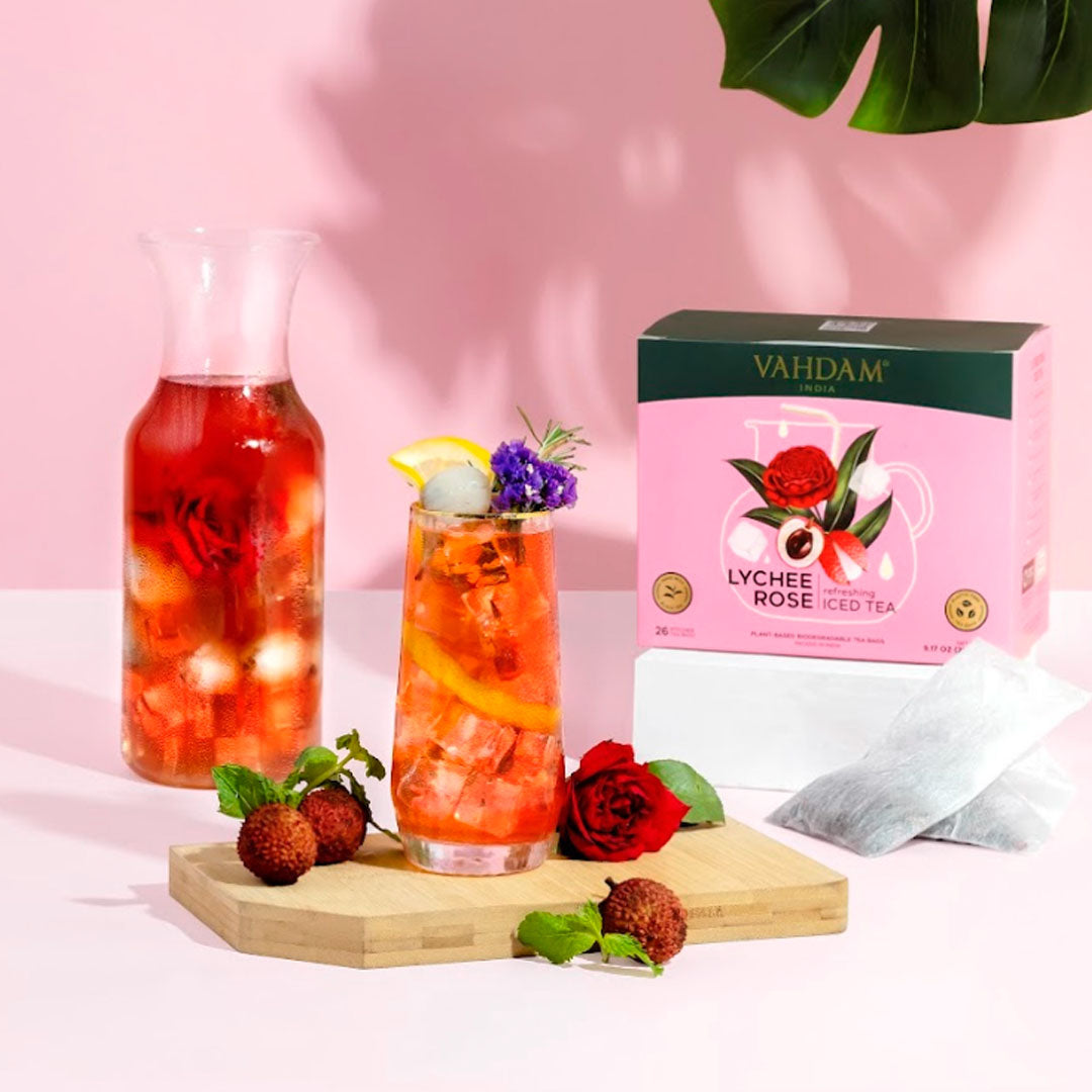 Lychee Rose Iced Tea | 26 Pitcher Tea Bags, Image 2