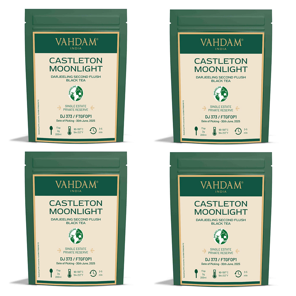 2025 Castleton Moonlight Darjeeling Second Flush Black Tea DJ 373 (Pack of 4)