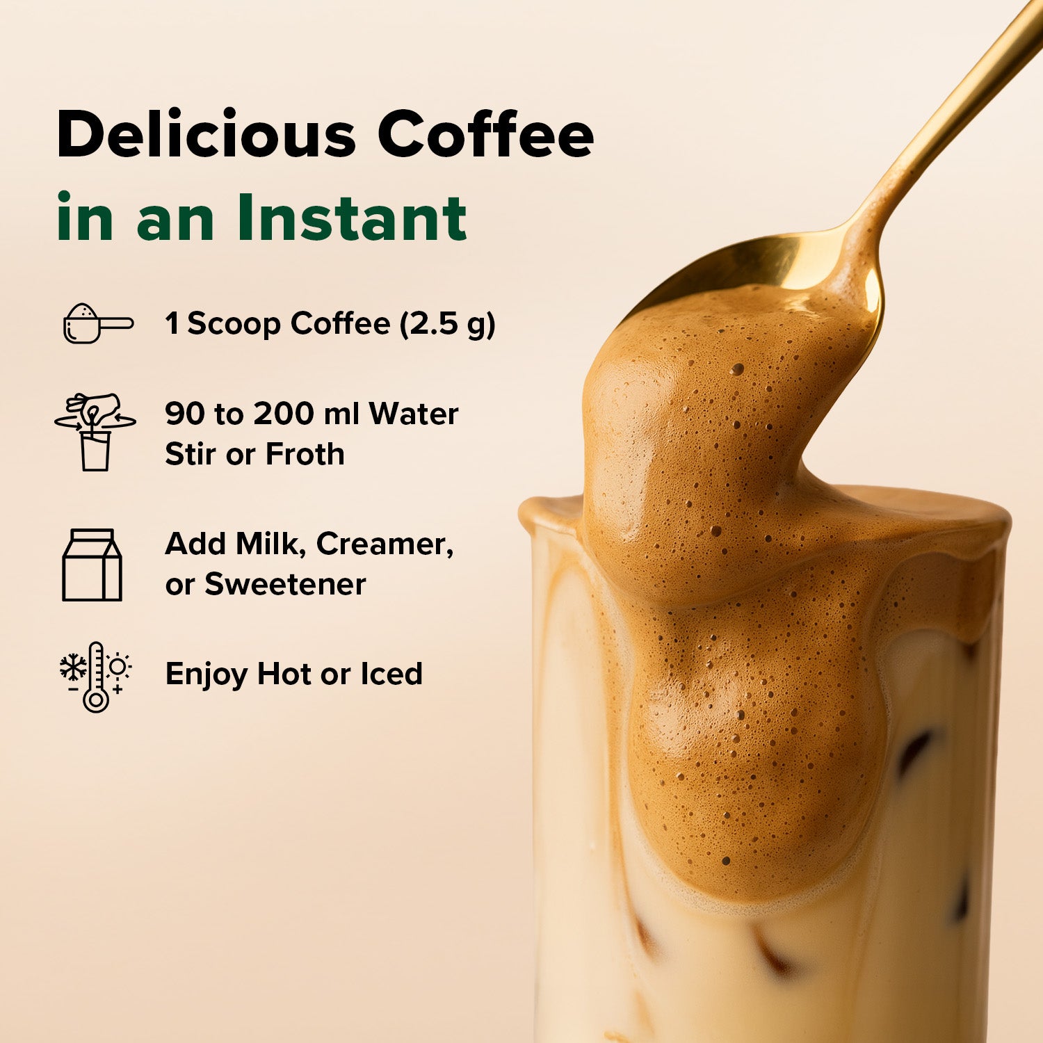 Ashwagandha Coffee for Calm Energy - 80 Servings