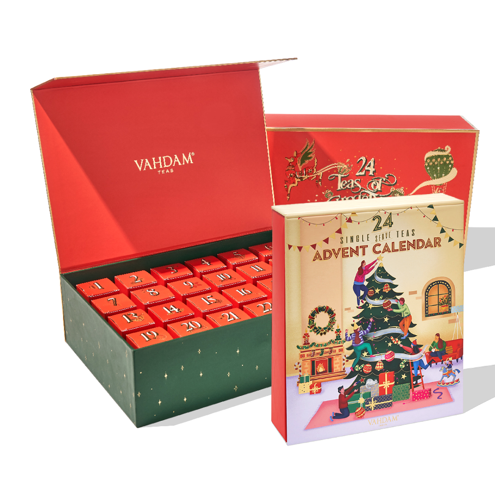 Advent 500g + Advent Calendar(24x1) - VAHDAM® USA