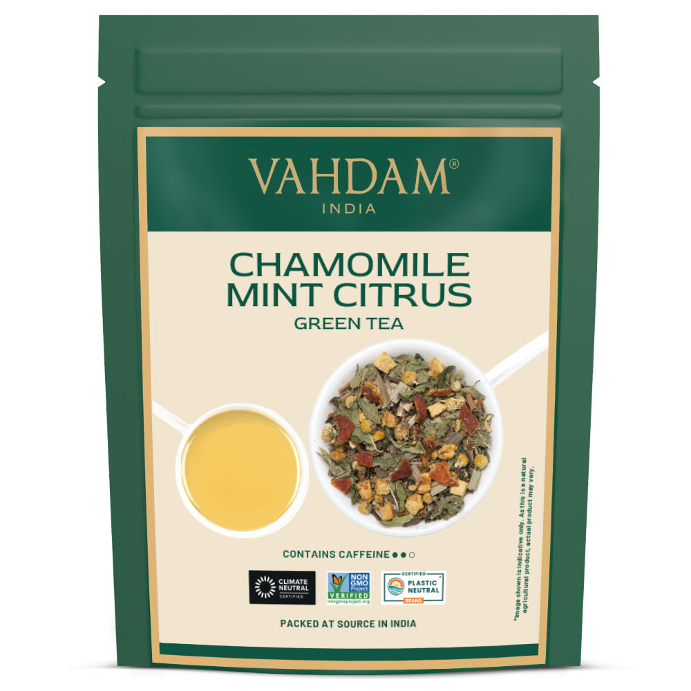 Chamomile Mint Citrus Green Tea, 3.53 oz