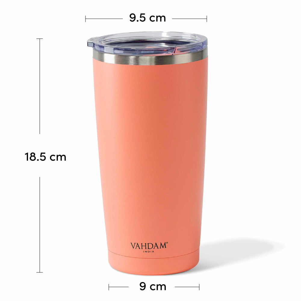 20oz Cruiser Stainless Steel Tumbler, Straw Included