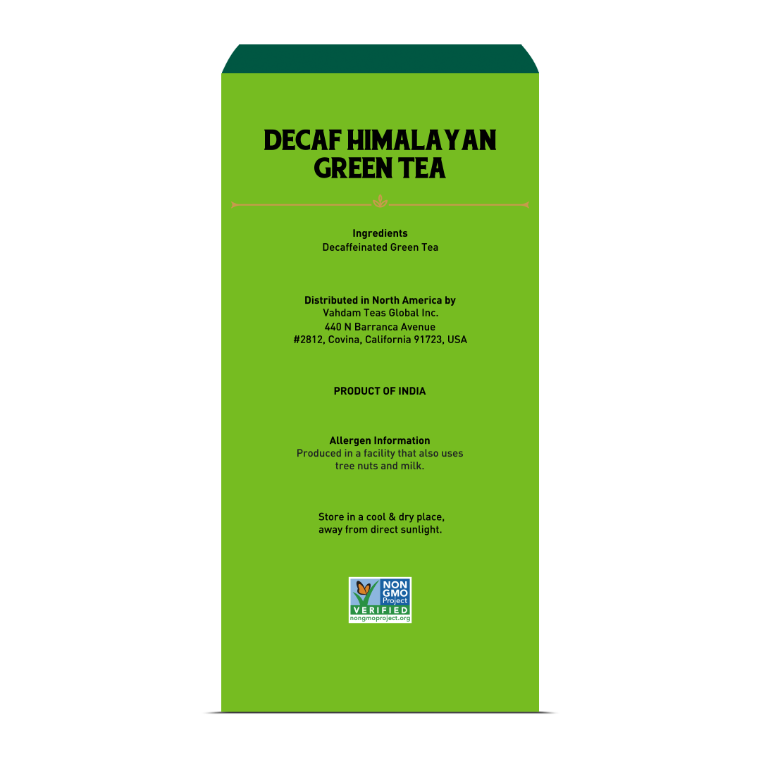 Decaf Himalayan Green Tea, 100 Count