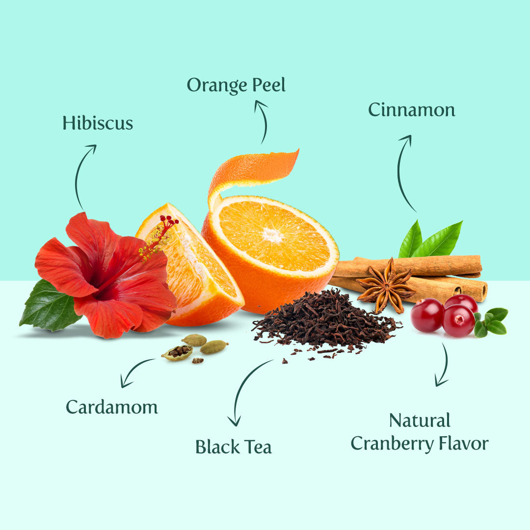 Hibiscus Cranberry Iced Tea | 26 Pitcher Tea Bags, Image 4
