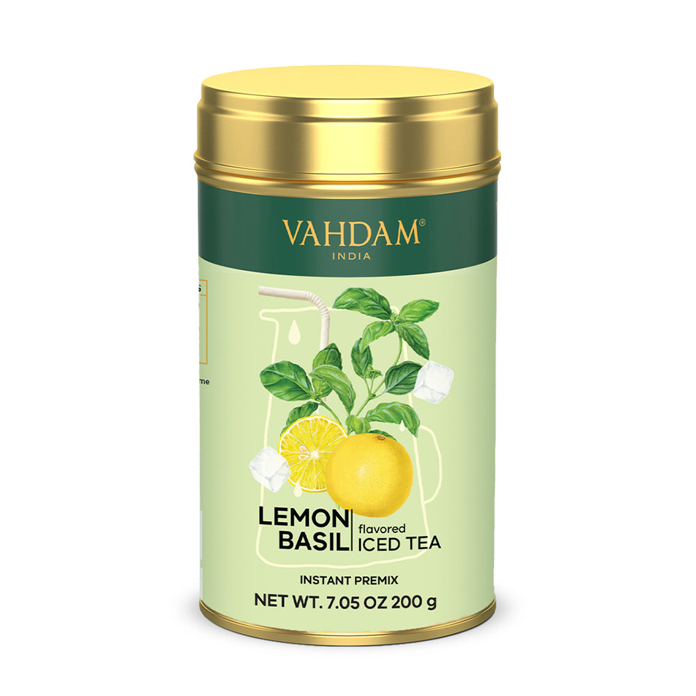Lemon Basil Instant Premix Iced Tea, 7.05 Oz, 200g