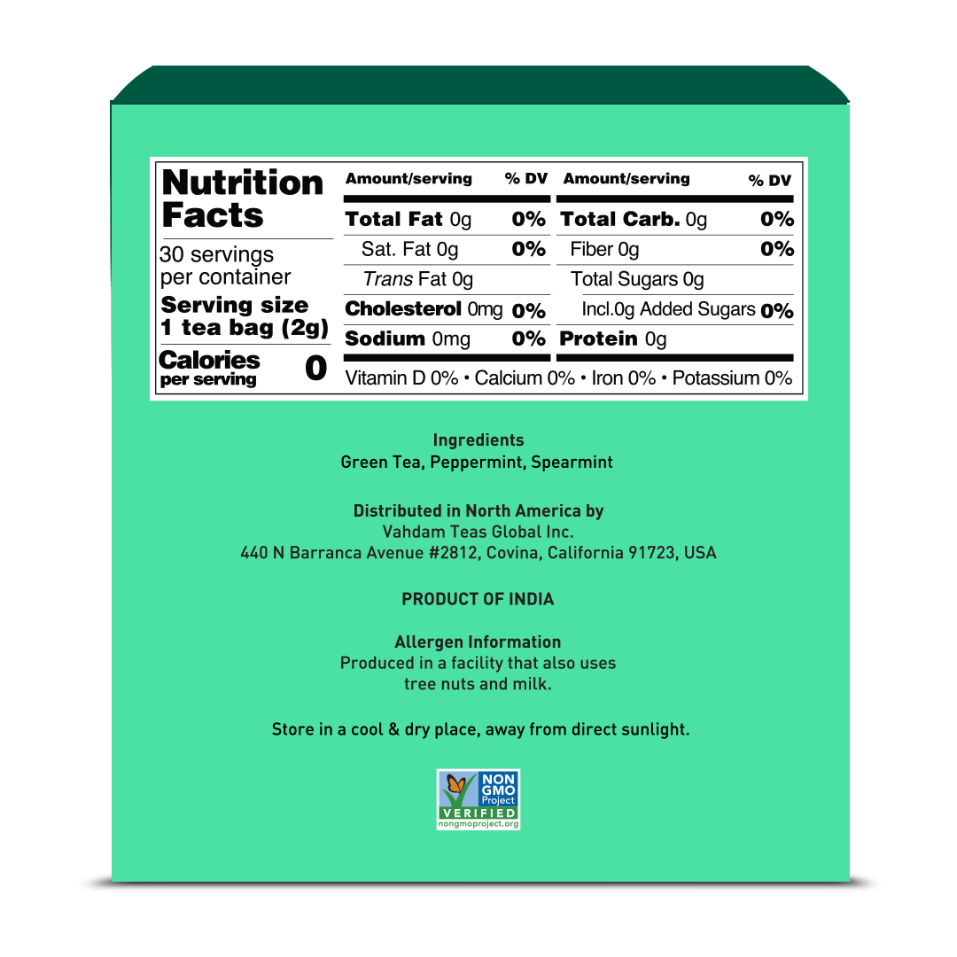 Mint Melody Green Tea, 30 Count