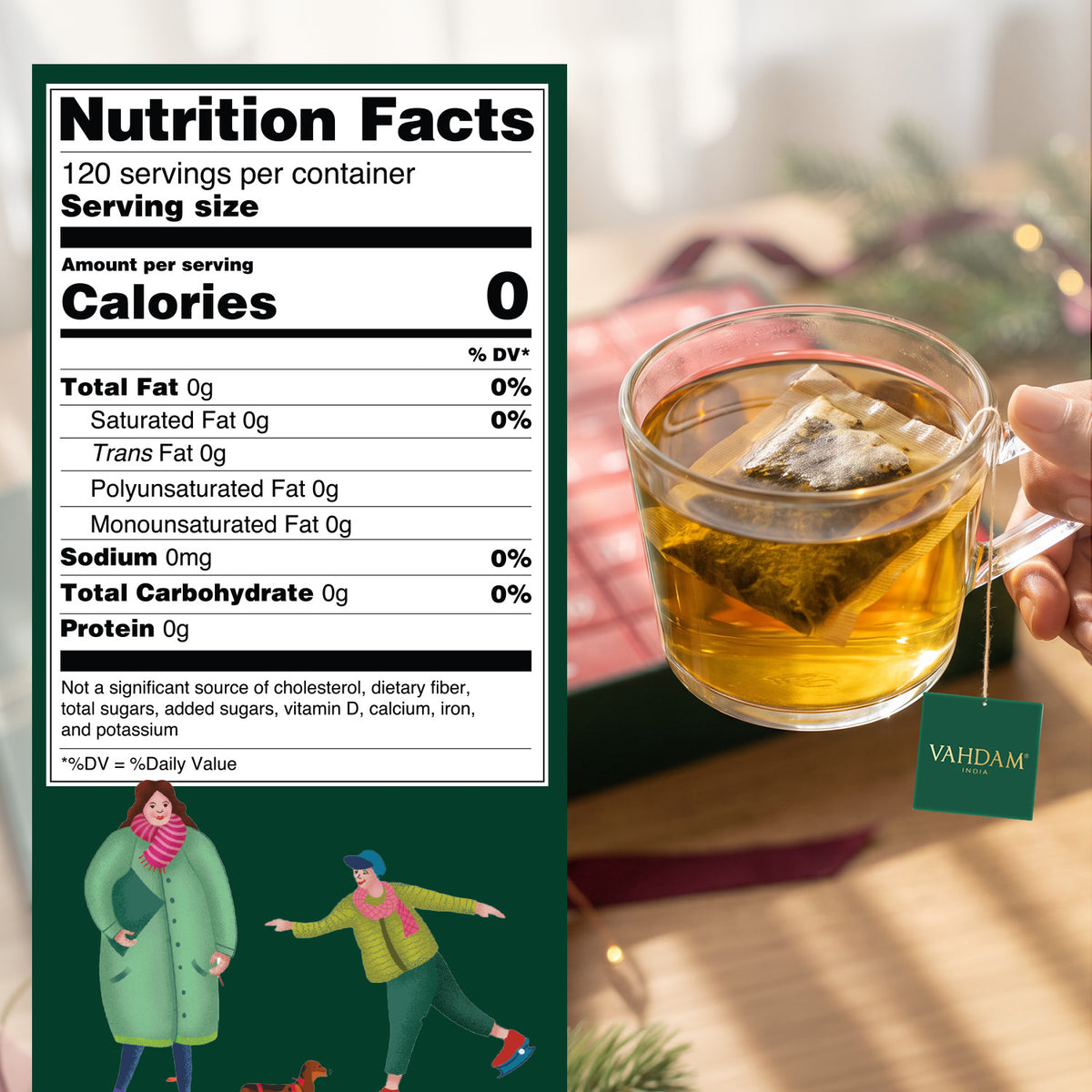 Advent Calendar Gift Set | 120 Tea Bags