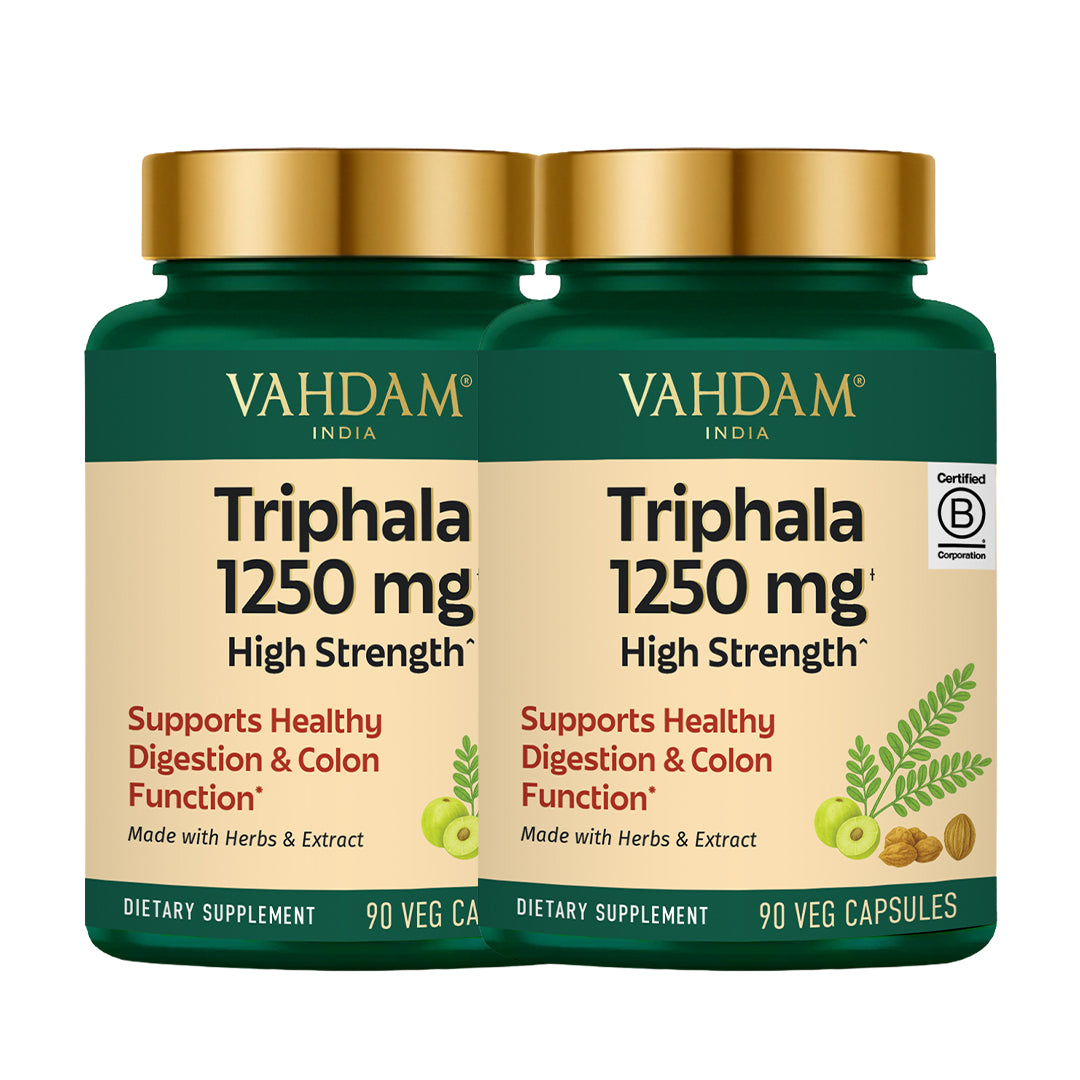 Triphala High Strength with Amla, Bibhitaki, Haritaki Extract