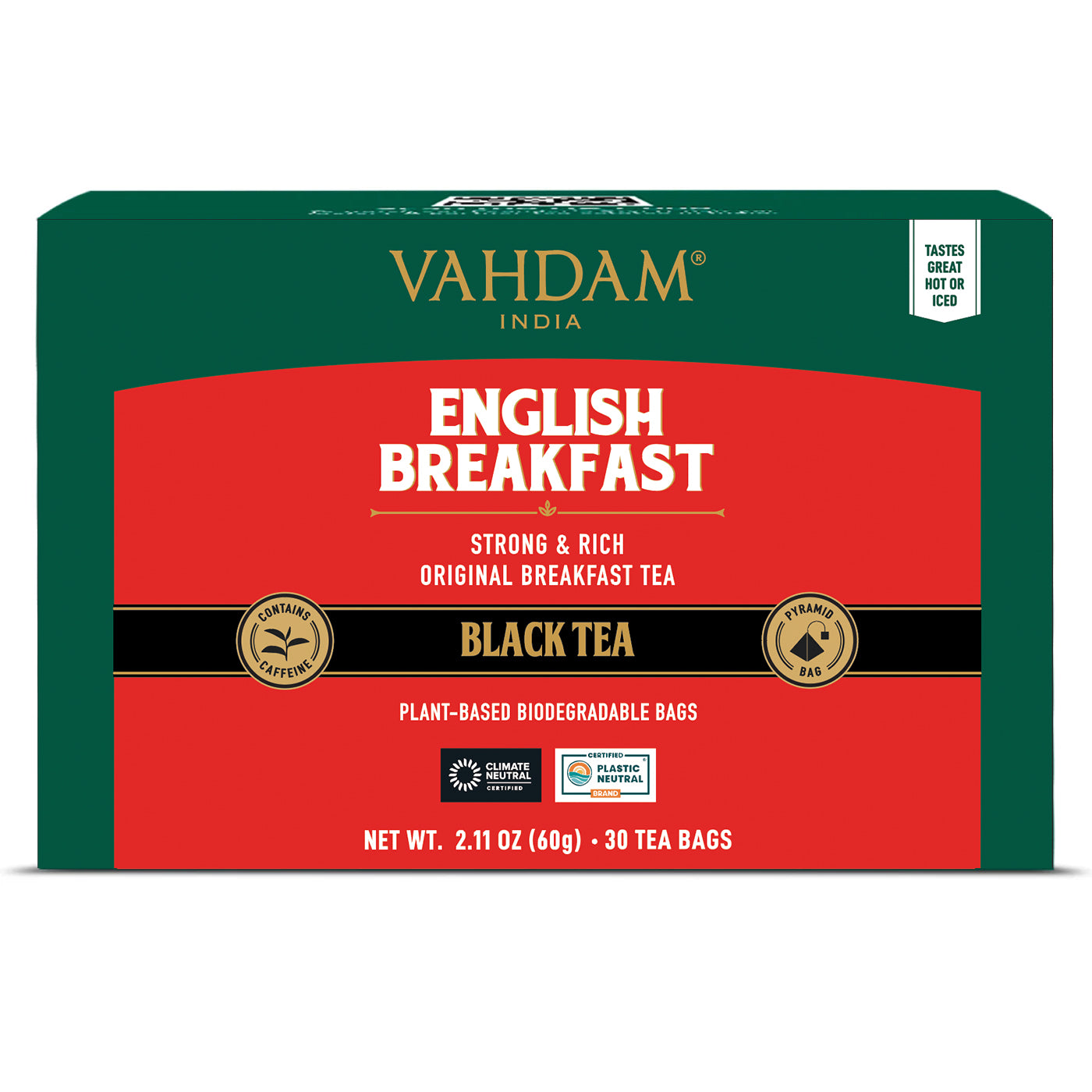 English Breakfast Black Tea, 30 Count