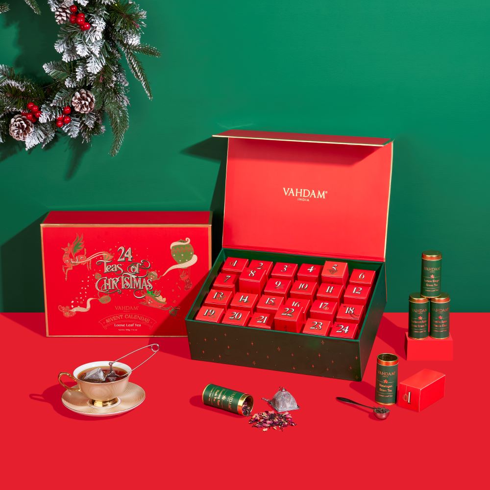 Holiday Special Christmas Gift Set, 24 Teas 2023 - VAHDAM® USA