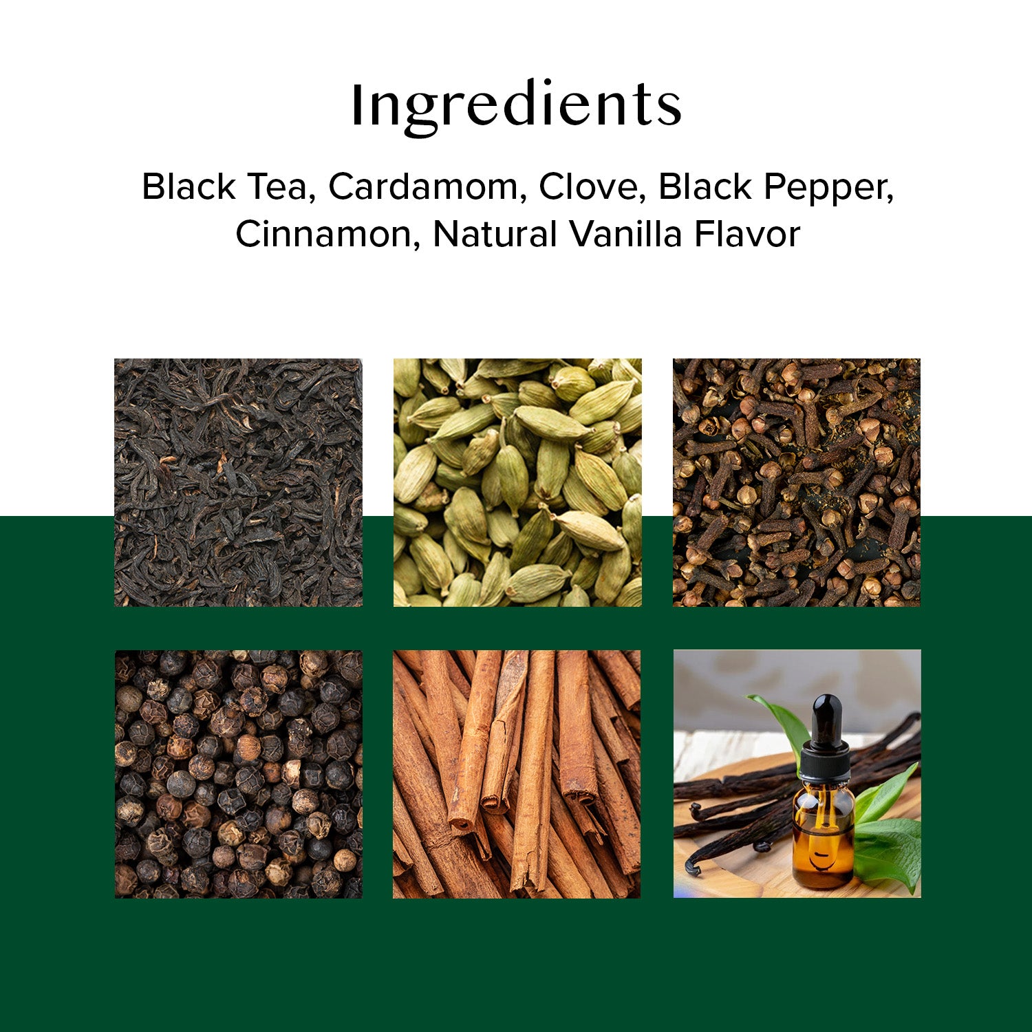 Vanilla Spiced Masala Chai Tea, 100 Count