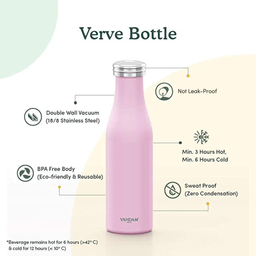 Verve Bottle Insulated (Blush Pink)