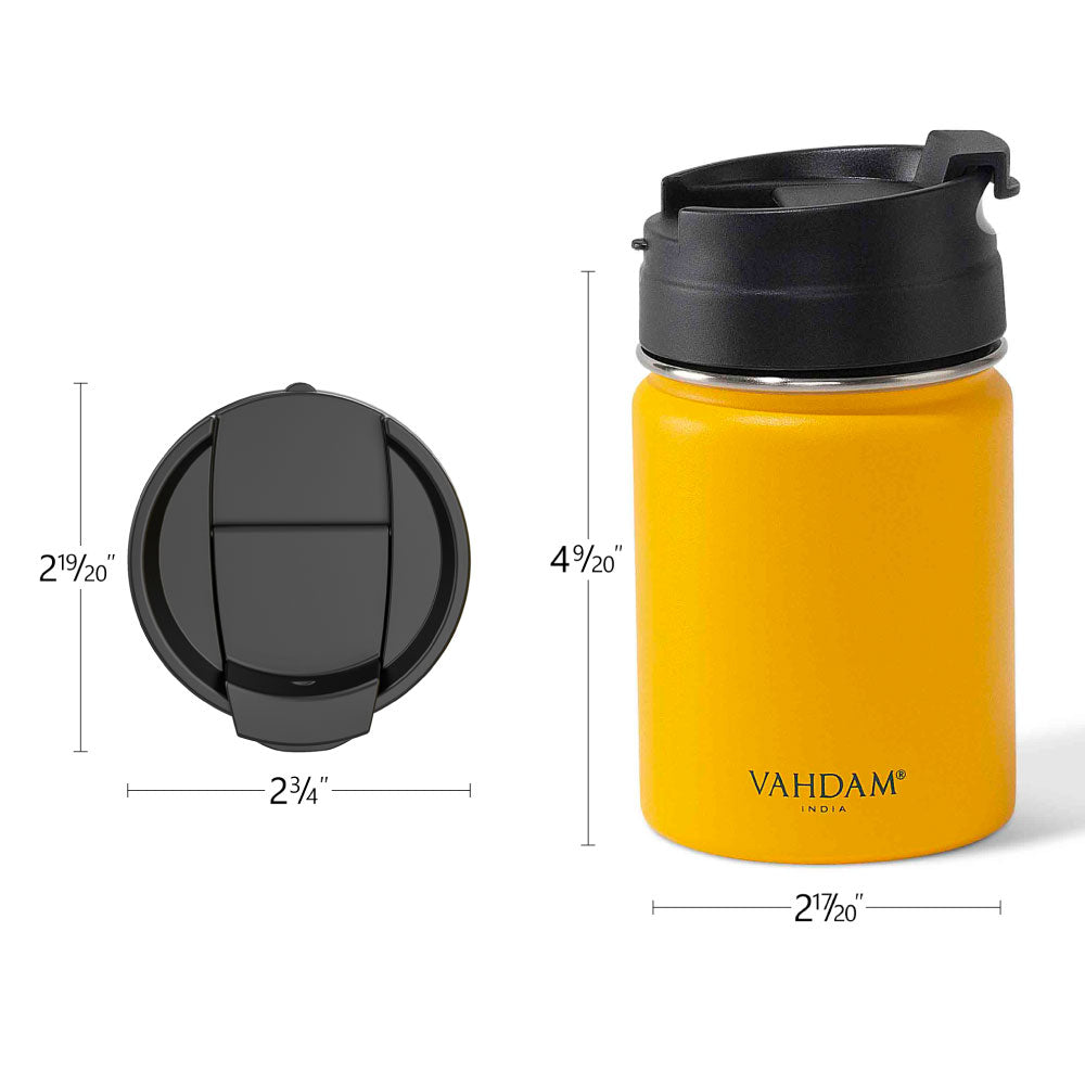 Vitality Flip Bottle Insulated (Yellow), Image 4