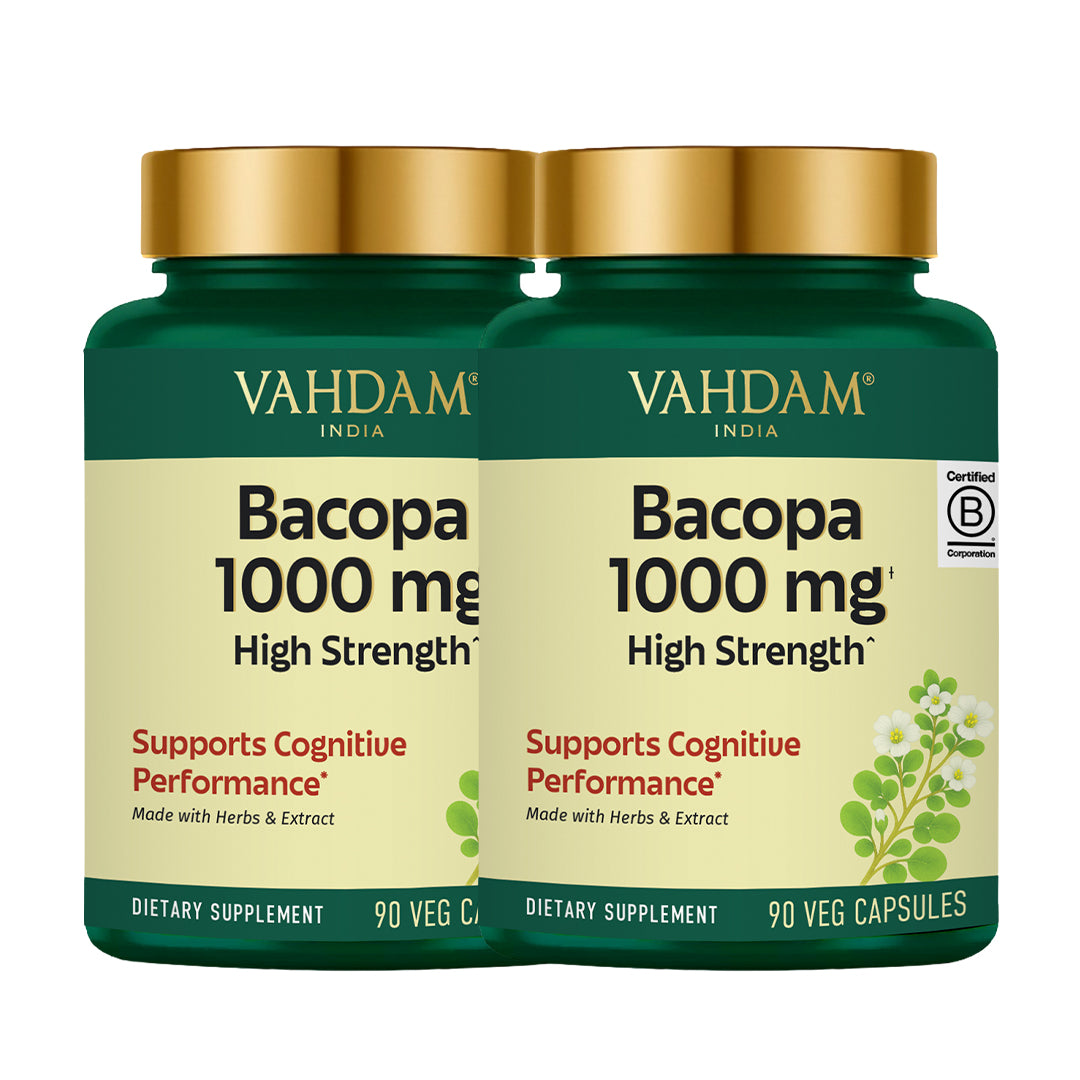 Bacopa 1000mg High Strength Capsules –  VAHDAM®