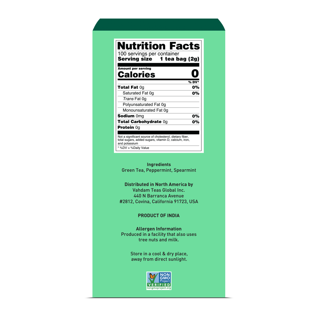 Mint Melody Green Tea, 100 Count