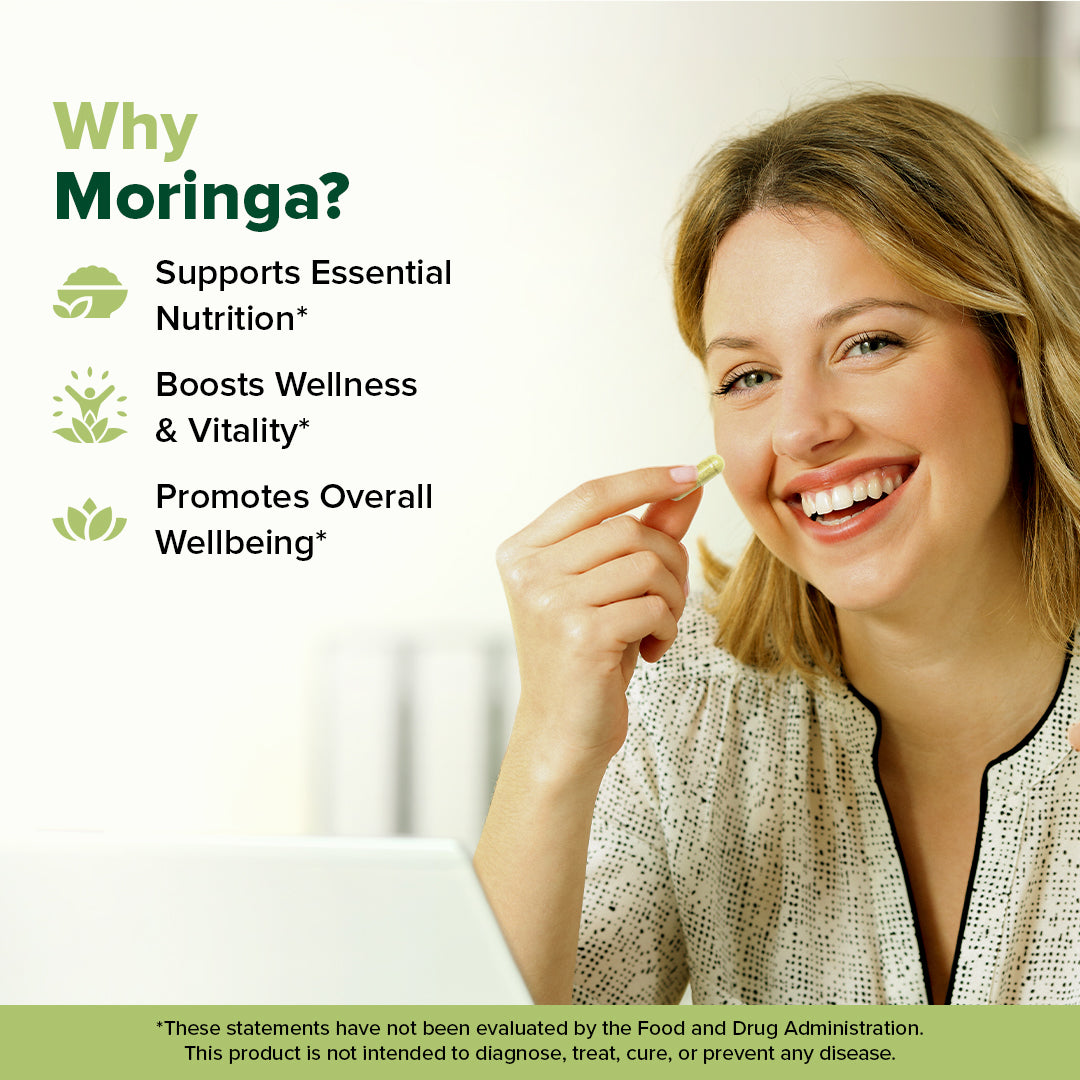 Moringa 1100 mg High Strength Capsules