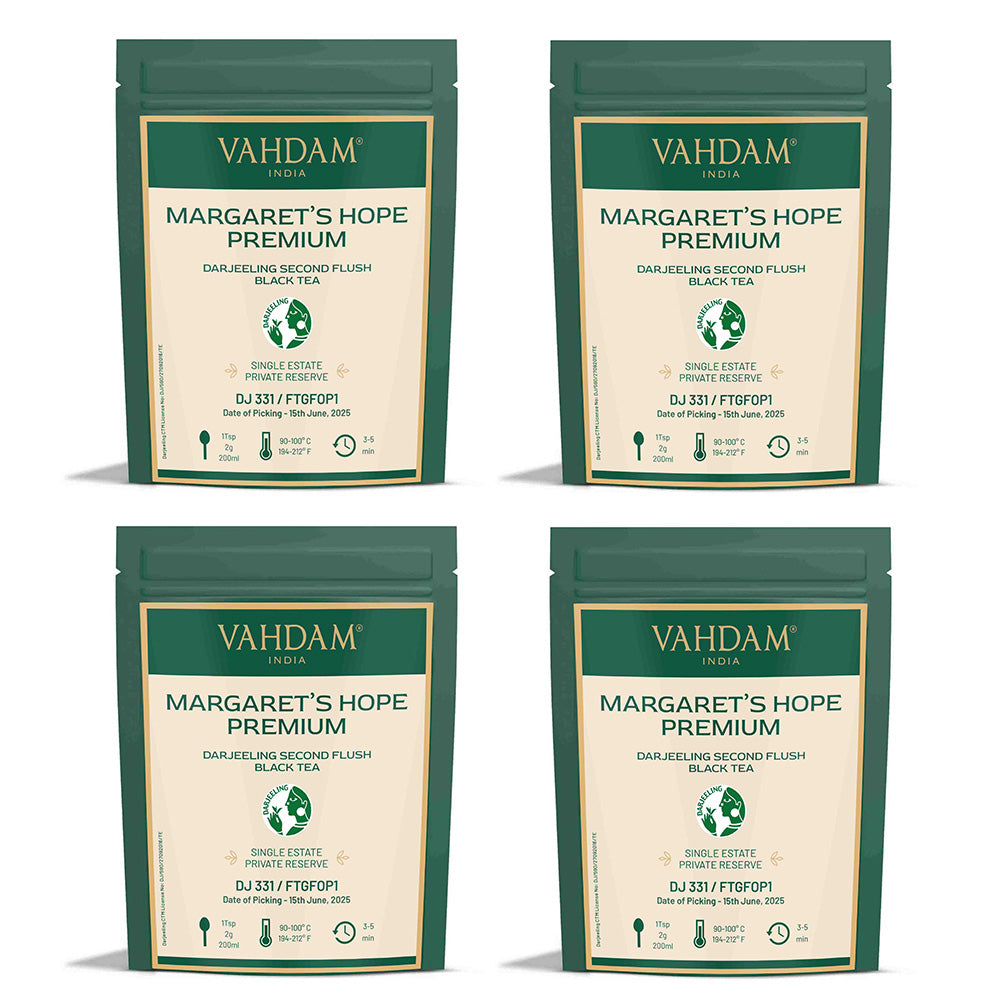 2025 Margaret's Hope Premium Darjeeling Second Flush Black Tea  DJ 331 (Pack of 4)