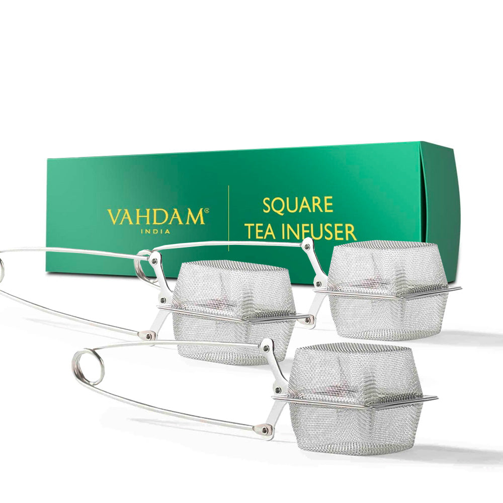 Square Tea Infuser  Fine Mesh Infuser for Loose Leaf Tea - VAHDAM