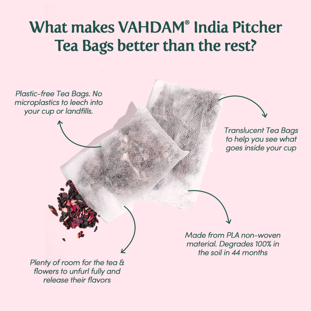Lychee Rose Iced Tea | 26 Pitcher Tea Bags, Image 5