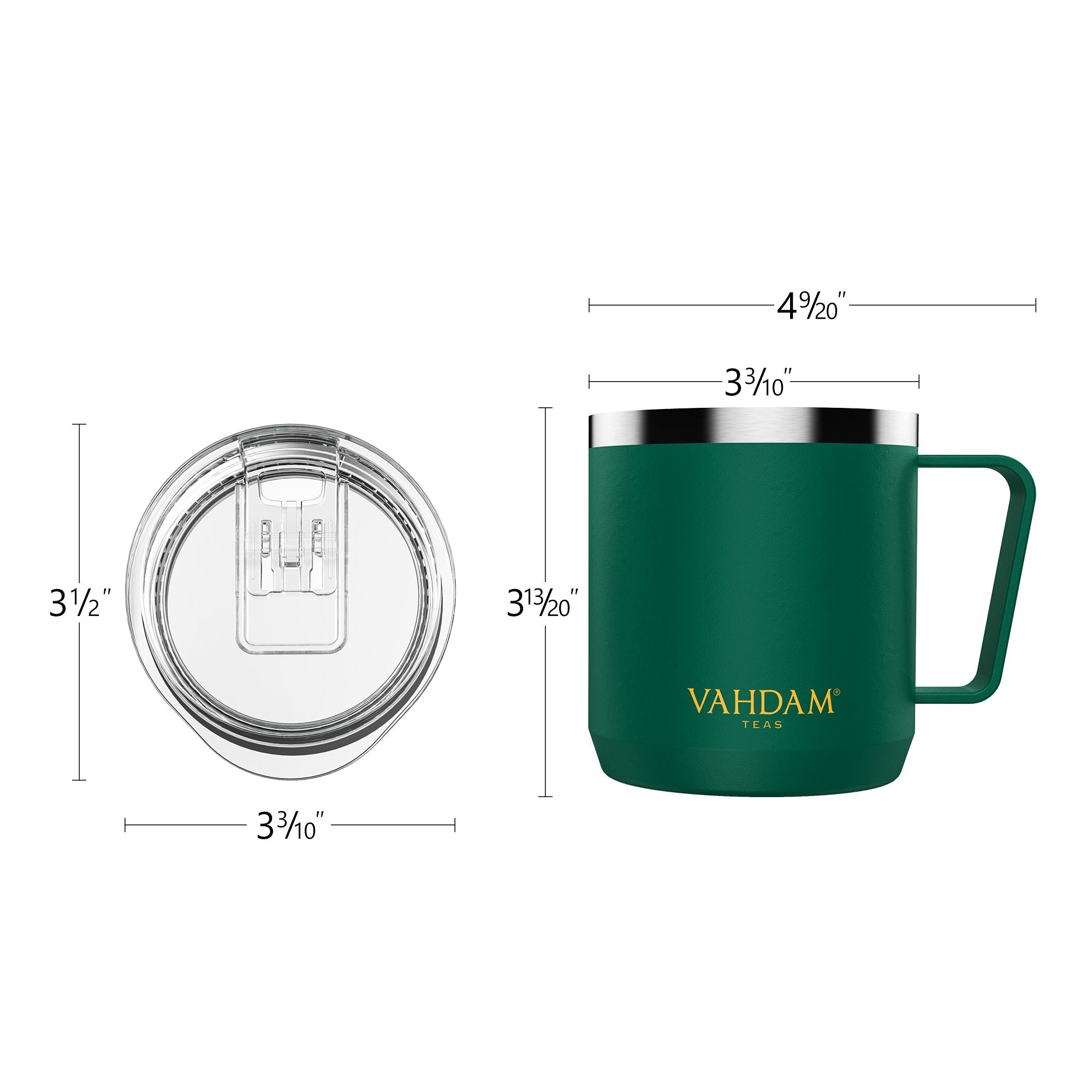 Drift Mug Insulated (Green) - VAHDAM® USA