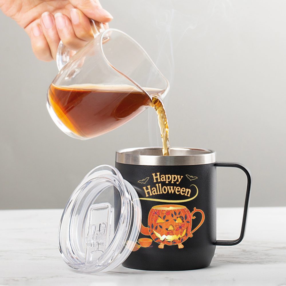 Halloween Mug insulated - Black, Image 4