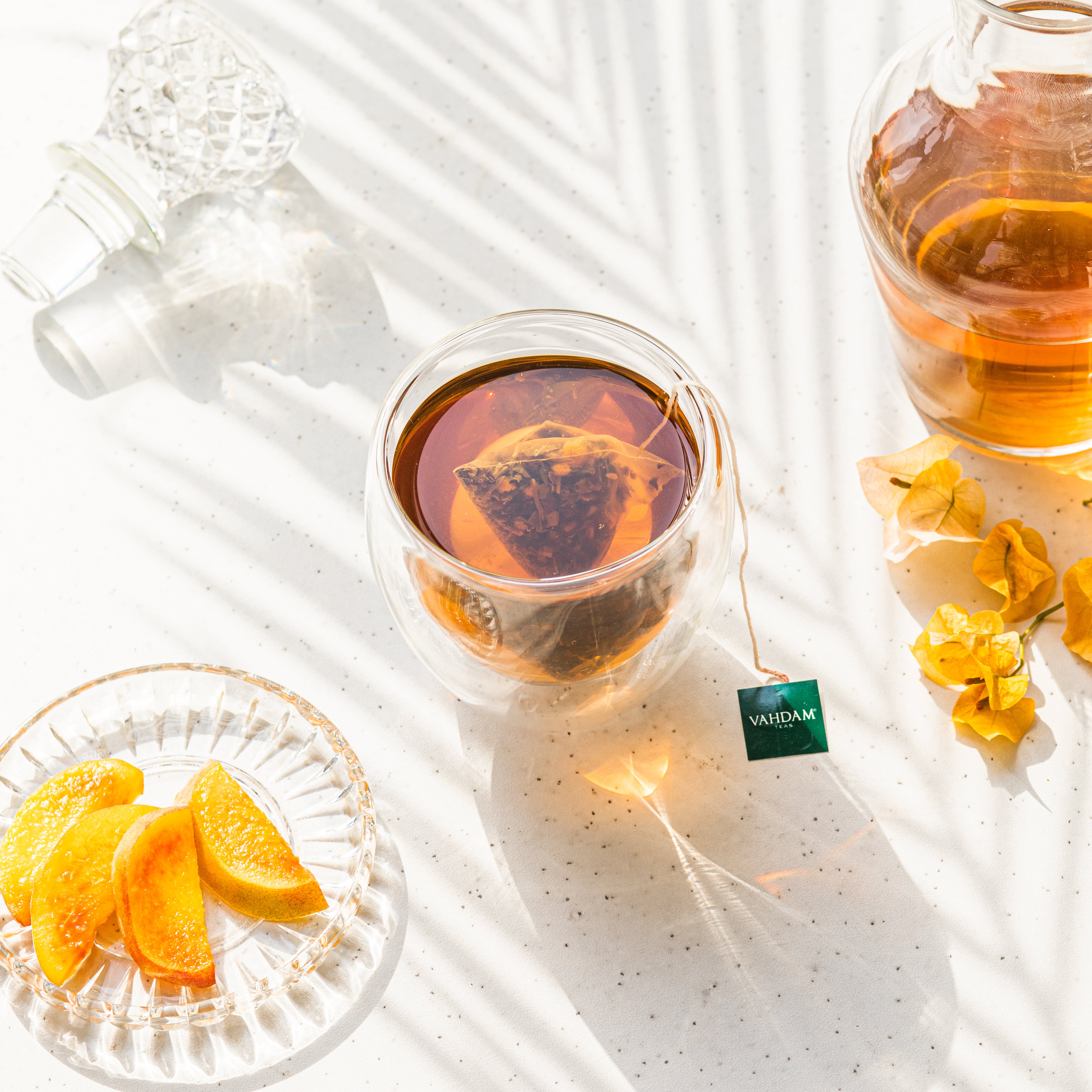 Double walled glass tea cup 250 ml – VAHDAM®